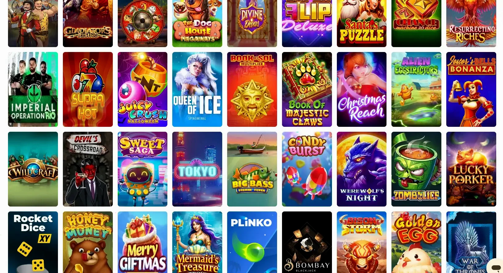 Betspino casino app interface op smartphone